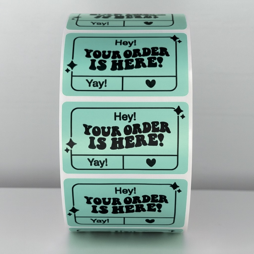 "Your Order Is Here!" Mailer Stickers | Shipping Essentials| THANK YOU STICKERS - Picture 6 of 11